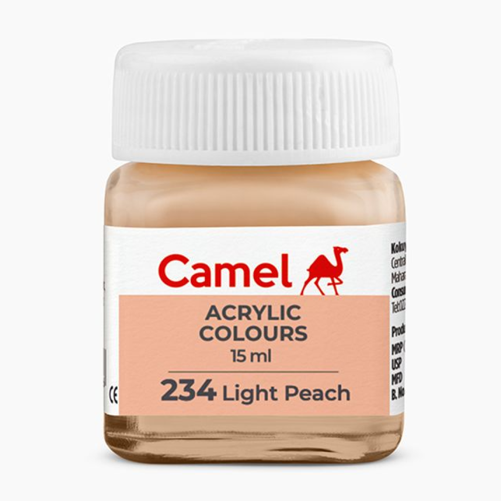 MRP25 Camel Fabrica Acrylic Colours Ultra 15ml (234 Light Peach)