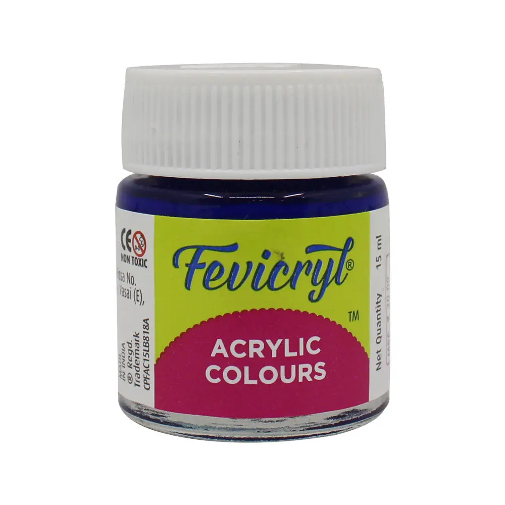 MRP25 Fevicryl Acrylic Colours 15 ml (Ultramariine Blue 23)