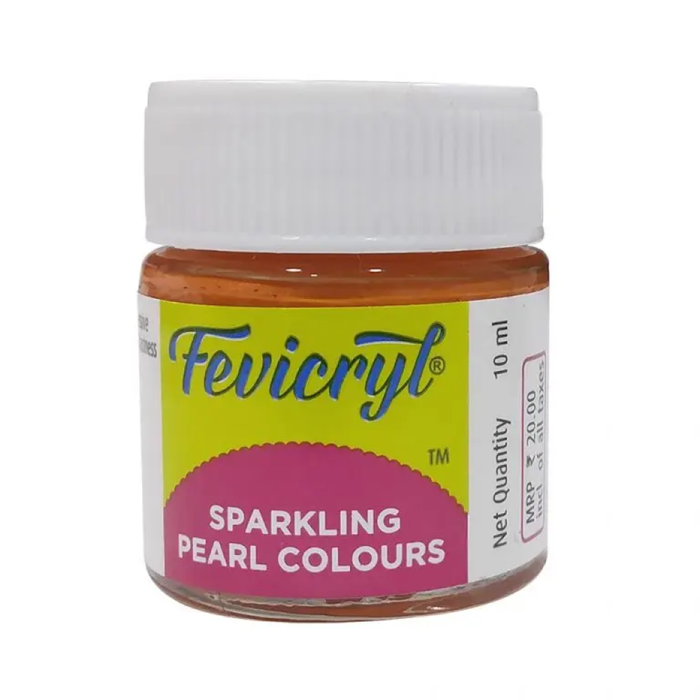 Fevicryl Sparkling Pearl Colours 10ml (Sparkling Pearl Orange - 903)