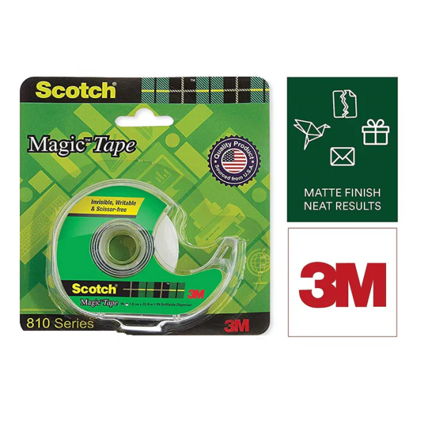 MRP180 Scotch Magic Tape With Cutter 3M
