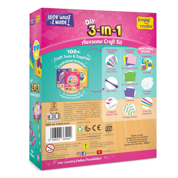 Imagimake 3in1 Awesome Craft Kit