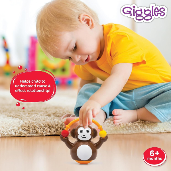MRP599 Funskool Giggles Push & Crawl Monkey