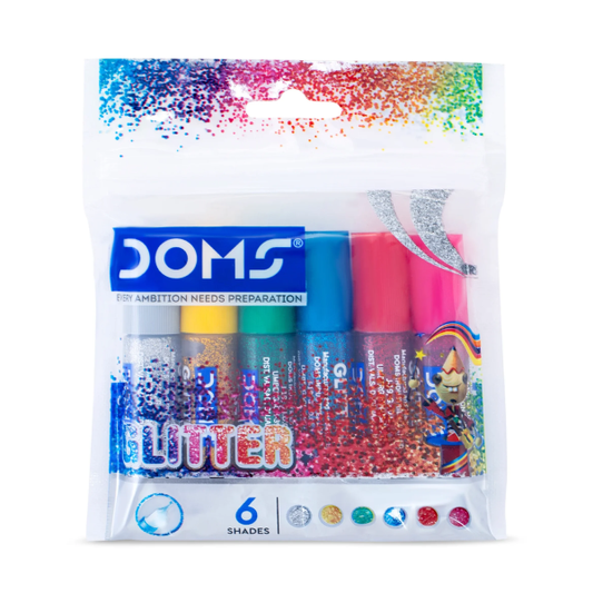DOMS Glitter Tube 6 Shade