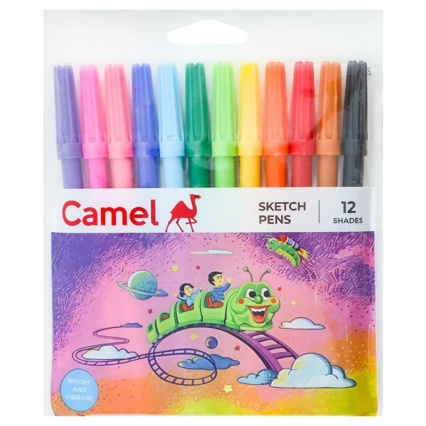 MRP30 Camlin Sketch Pens 12 Shades