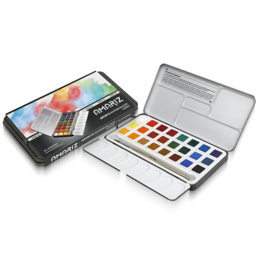 DOMS AMARIZ ARTIST WATER COLOUR CAKE 24 SHADES (60PC CB) MRP300