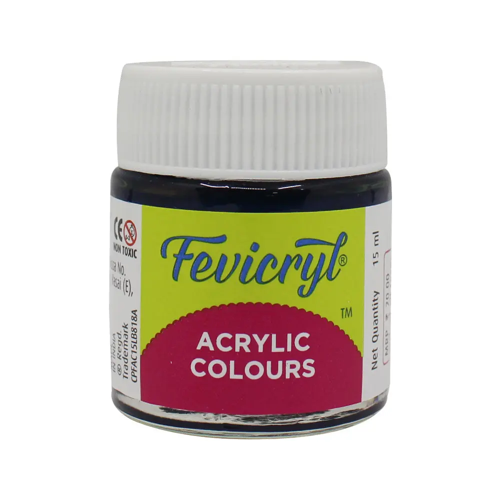 MRP25 Fevicryl Acrylic Colours 15 ml (Turquoise Blue 22)
