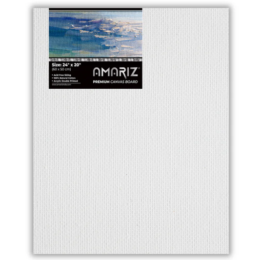 DOMS AMARIZ CANVAS BOARD 20"X24" (10PC CB) MRP380
