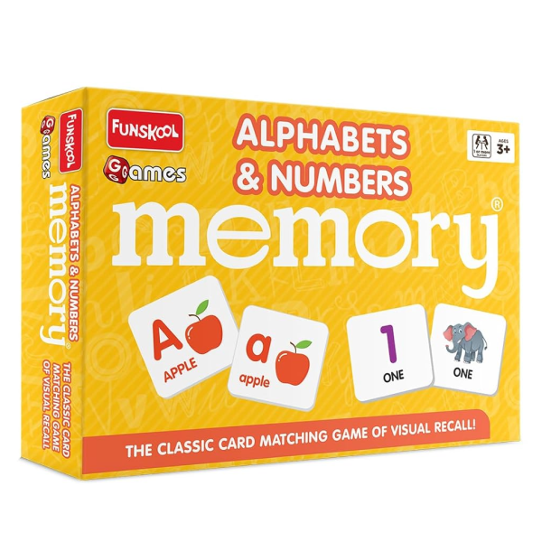 Funskool Alphabets & Numbers Memory Game
