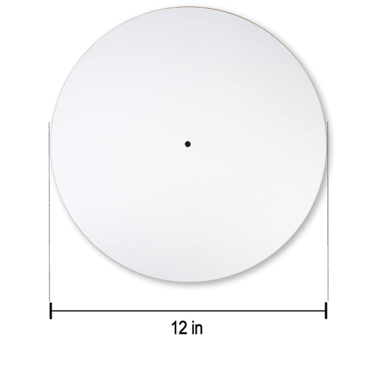 Clock Acrylic Sheet - White Round 12"