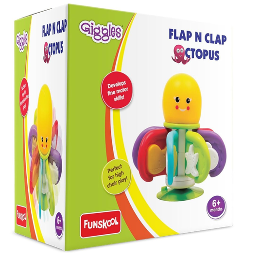 Funskool Giggles Flap N Clap Octopus