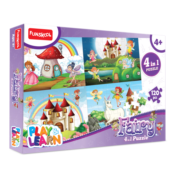 Funskool Fairy 4in1 Puzzle