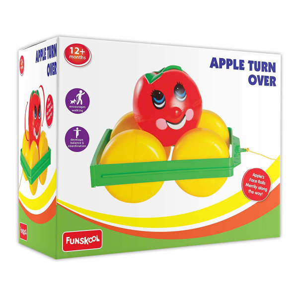 MRP499 Funskool Giggles Apple Turn Over