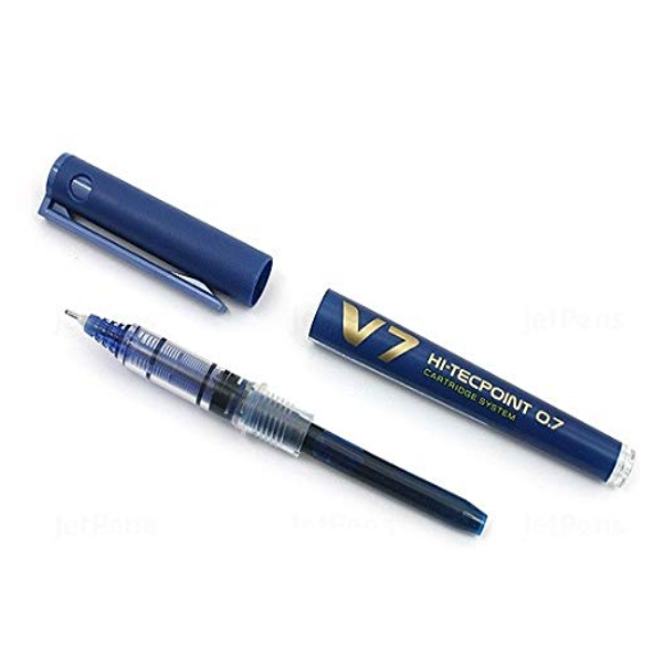 Blue - Pilot Hi-Techpoint V7 Cartridge Pen