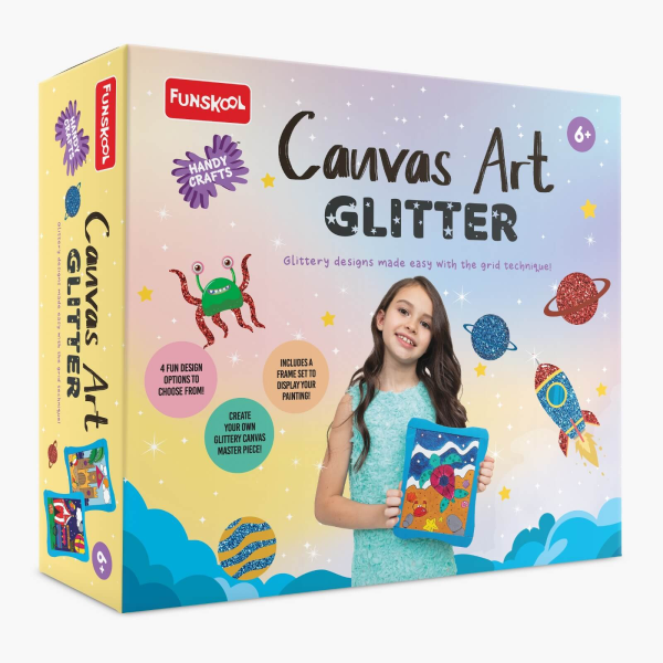 Funskool Canvas Art Glitter