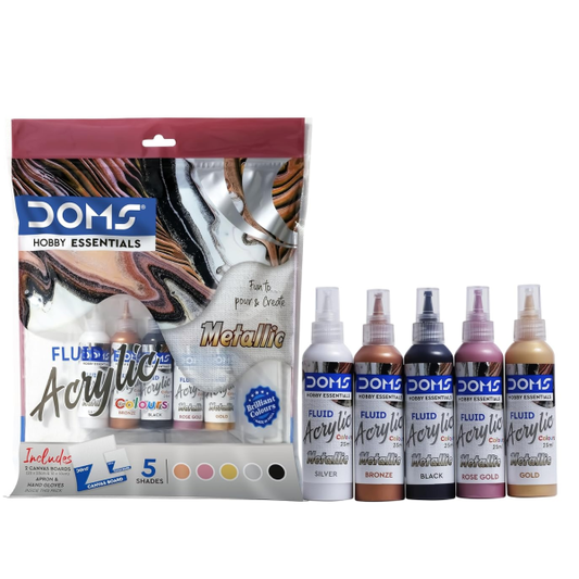DOMS Metallic Fluid Acrylic Colour