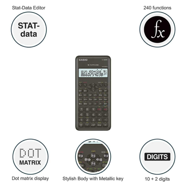 MRP625 Casio FX-82MS Scientific Calculator