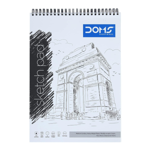 DOMS A4 Sketch Book 150GSM 72Pgs