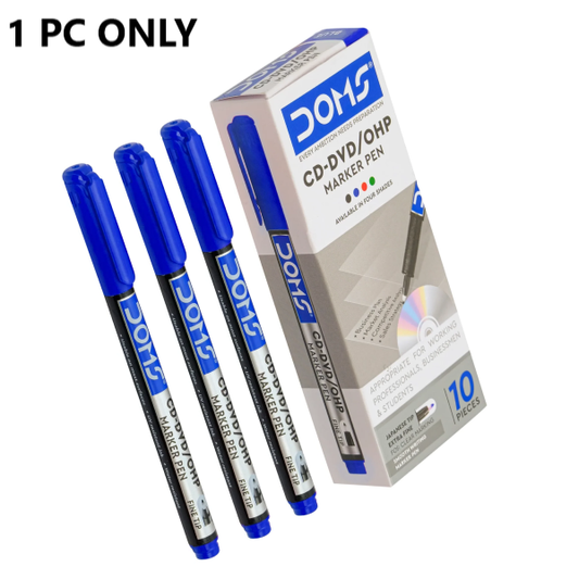 Doms CD-DVD/OHP Marker Pen Blue