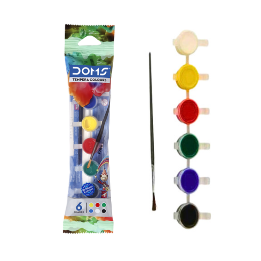 DOMS 6 Tempera Colours