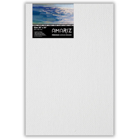 DOMS AMARIZ CANVAS BOARD 24"X36" (10PC CB) MRP650