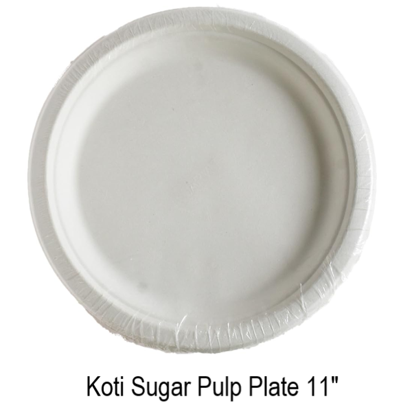 Koti Sugar Pulp Plate 11"