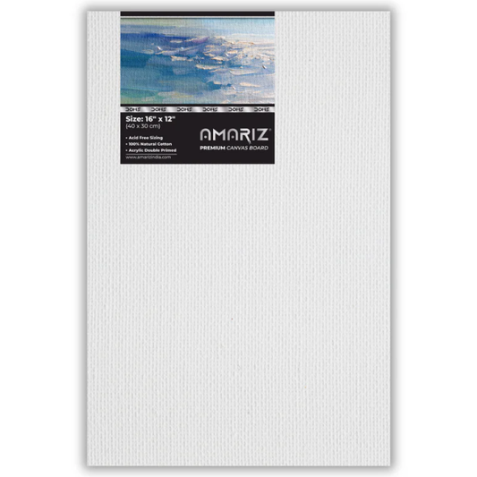 DOMS AMARIZ CANVAS BOARD 12"X16" (60PC CB) MRP180