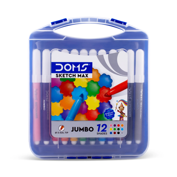 DOMS Sketch Pens Jumbo 12 Shades