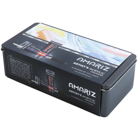 DOMS AMARIZ ARTST ACRYLIC 12 SHADES TUBE 12X40ML (6PC CB) MRP1400