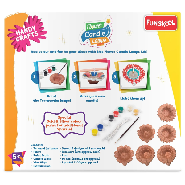 Funskool Flower Candle Lamp