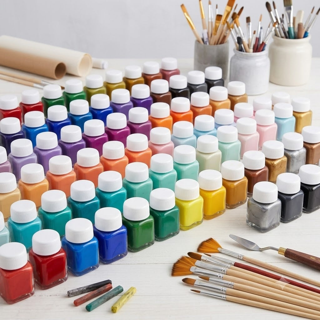 Acrylic Colour Bottles