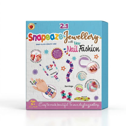 MRP549 Apple Fun 2in1 Snapeaze Jewellery with Nail Fashion