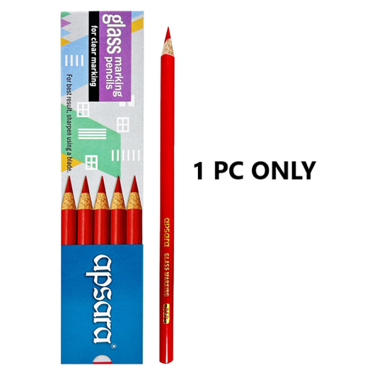 Apsara Glass Marking Pencil - Red