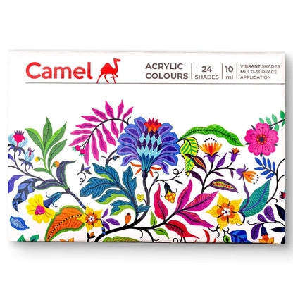 Camel Acrylic Colour 24 Shade 10ml