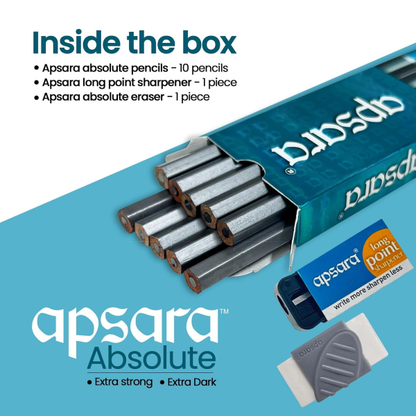 MRP78 Apsara Absolute Pencil