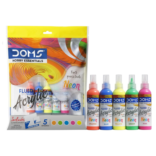 DOMS Neon Fluid Acrylic Colour