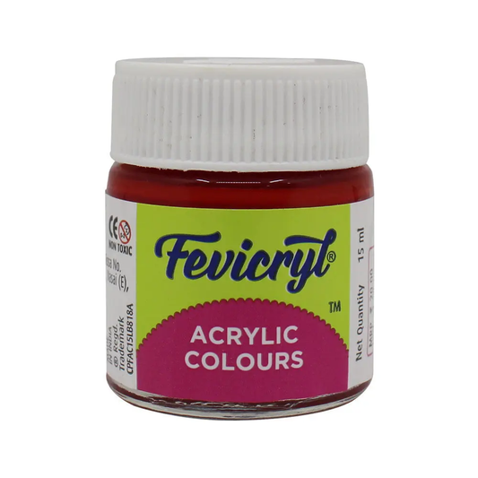 MRP25 Fevicryl Acrylic Colours 15 ml (Crimson 04)