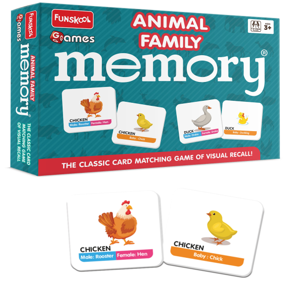 Funskool Animal Family Memory Game