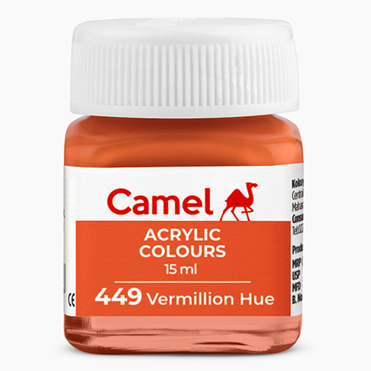 Camel Fabrica Acrylic Colours Ultra 15ml (449 Vermillion)