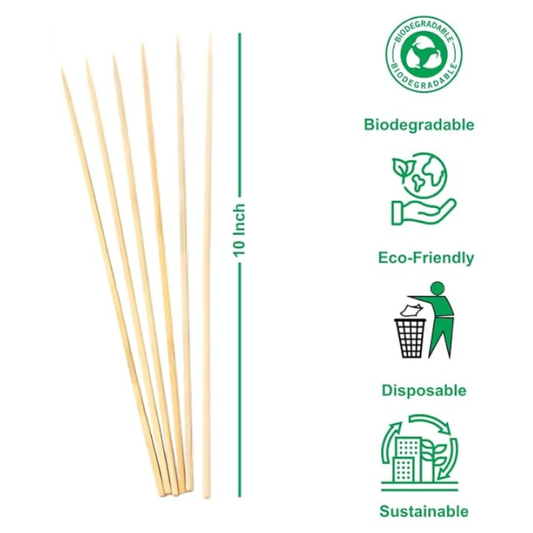10" Wooden Skewer Large