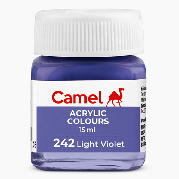 MRP25 Camel Fabrica Acrylic Colours Ultra 15ml (242 Light Violet)