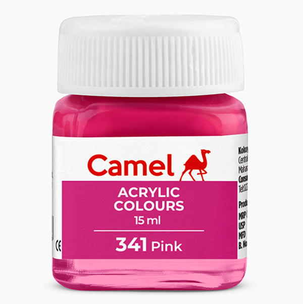 MRP25 Camel Fabrica Acrylic Colours Ultra 15ml (341 Pink)