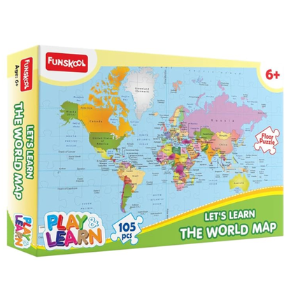 MRP299 Funskool Lets Learn World Map