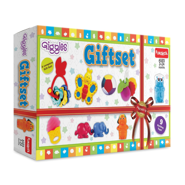 MRP849 Funskool Giggles Giftset (9 Toys)