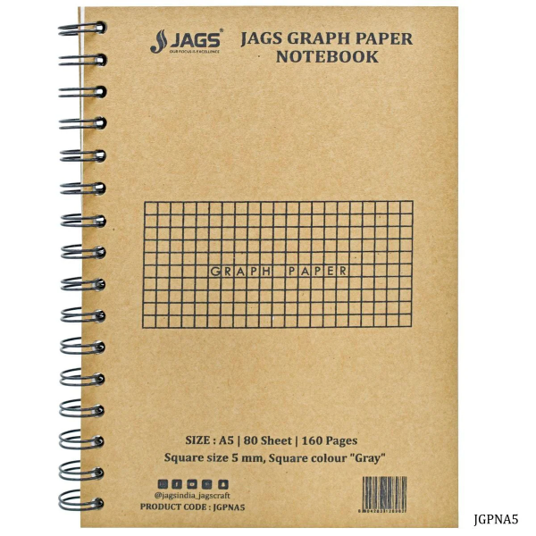 MRP240 A5 Square Grid Notebook
