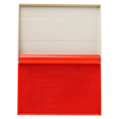 MRP30 Faber Castell Stamp Pad Small (Red)