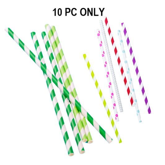 Paper Straw (10 Pc Set)