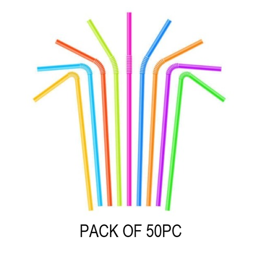 Koti Plastic Straw Bend Pack