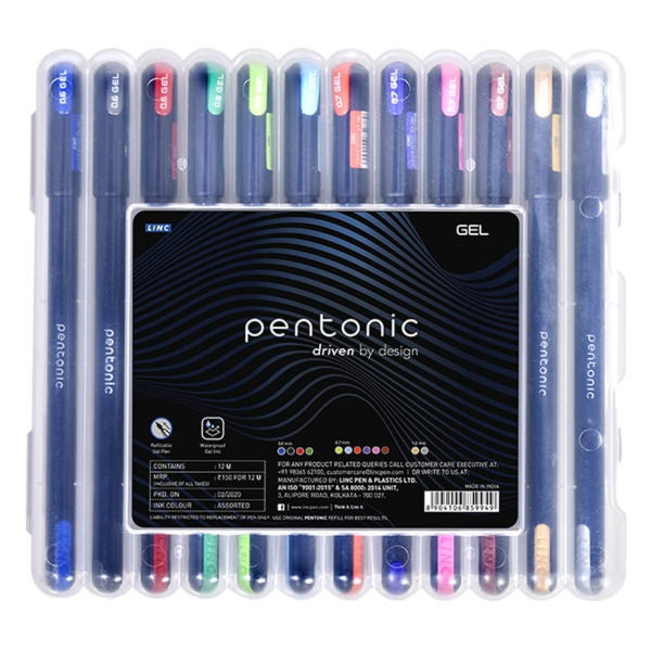 Linc Pentonic Gel Multicolour (Set of 12)