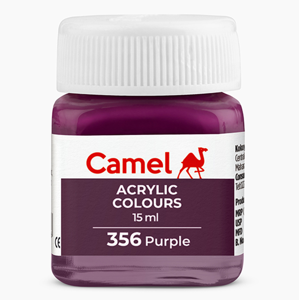 MRP25 Camel Fabrica Acrylic Colours Ultra 15ml (356 Purple)