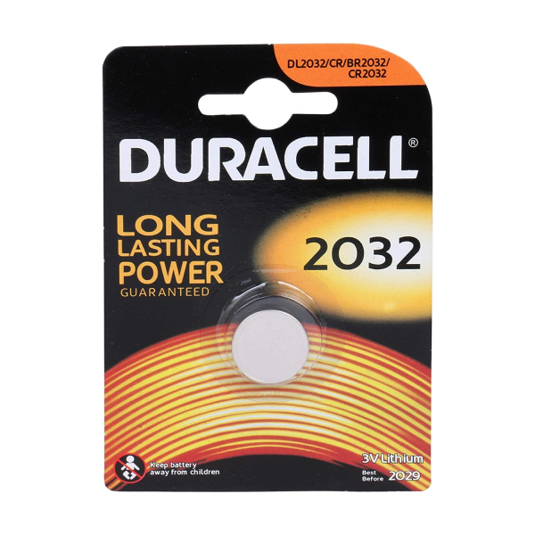 Duracell DL2032 / CR2032 / BR2032 Lithium Coin Battery 3V